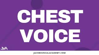 Daily Chest Voice Vocal Exercises For Singers [upl. by Suhcnip]