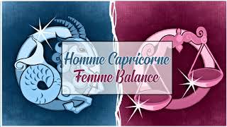 Homme Capricorne ♑ Femme Balance ♎  compatibilité amoureuse [upl. by Enywad]