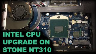 Upgrading The CPU On A Laptop  Intel Celeron to Core i3i5i7  Stone Computers NT310H i54210M [upl. by Bopp]