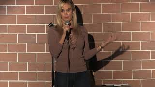 Lauren Compton LIVE at the HaHa Cafe Comedy Club 1012017 [upl. by Fotina]