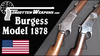 Burgess 1878 Military Carbines 4570 Before Winchester [upl. by Jock]