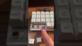 Cherry MX browns vs Cherry MX silent reds vs BOBA U4 Silent Tactile  SOUND TEST [upl. by Kevina]