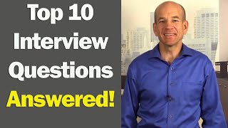 Top 10 Job Interview Questions amp Answers for 1st amp 2nd Interviews [upl. by Anehta]