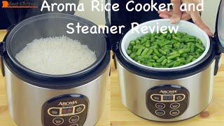 Aroma Rice Cooker and Food Steamer Review [upl. by Meade]