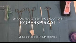 Koperspiraal plaatsen hoe gaat dit [upl. by Ardried]