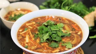 BETTER THAN TAKEOUT  Authentic Hot And Sour Soup Recipe 酸辣汤 [upl. by Anilys]