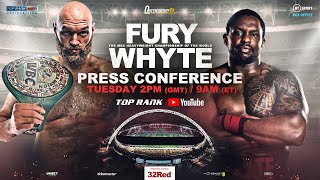 Tyson Fury vs Dillian Whyte  PRESS CONFERENCE [upl. by Wiencke]