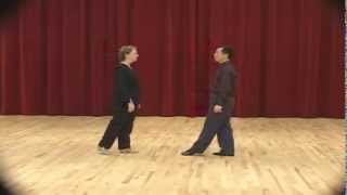 Beginner Cha Cha  The Basic Step Ballroom Dance Lesson [upl. by Amalie]