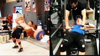 Weightlifting Accident Compilation 2018 [upl. by Ael]