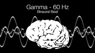 Genius Gamma Binaural Beat  60Hz 1h Pure [upl. by Ycal]