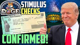 Trump CONFIRMS Doge Stimulus Checks [upl. by Ylrebma974]