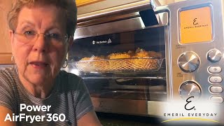 Making Fried Chicken in Emeril Power AirFryer 360  Air Fryer Recipe Review by Mary [upl. by Madigan680]