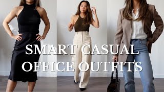 Smart Casual Office Outfits  Workwear Essentials  Part 1 [upl. by Kiraa]