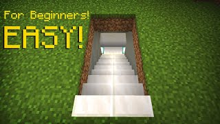 How to Build SECRET BASE in Minecraft Easy [upl. by Sou]