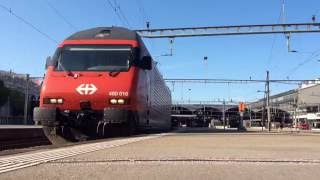 Luzern  Railway Station SBB  Bahnhof  Swiss  Schweiz [upl. by Reba]