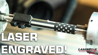 Firearm Laser Engraving System  Custom Barrel Engraving [upl. by Aseretairam]