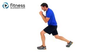 Lower Body HIIT for Strong Legs  Fitness Blender HIIT Man Workout [upl. by Einohpets608]