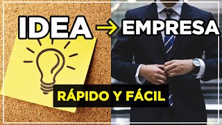 5 Pasos para Pasar de Idea de Negocio a Empresa Exitosa [upl. by Yecam]