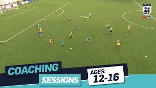 David Powderly Transition And Forward Passing  FA Learning Coaching Session [upl. by Doretta956]