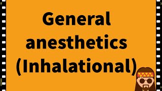 Pharmacology General Anesthetics Anesthesia CNS MADE EASY [upl. by Liek159]