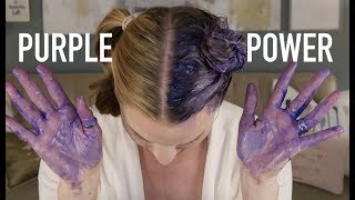 PURPLE SHAMPOO Brassy Hair BEFORE amp AFTER  skip2mylou [upl. by Aisenat]