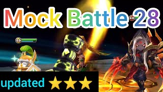 Mock Battle 28 Updated  Summoners War [upl. by Jorgensen]