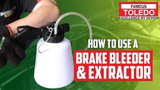 How to use a Brake Bleed amp Fluid Extractor [upl. by Papert]