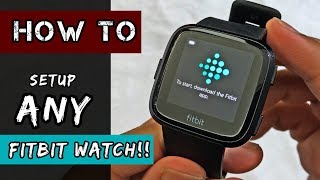 HOW to Setup Fitbit Versa [upl. by Gibby]