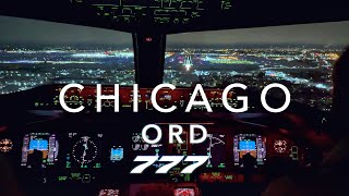 CHICAGO  BOEING 777 LANDING 4K 60P [upl. by Ssitnerp292]