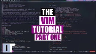 The Vim Tutorial  Part One  Basic Commands [upl. by Haelhsa]