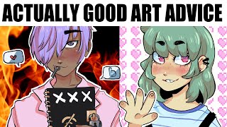 ART ADVICE THAT ACTUALLY HELPS [upl. by Schechinger]