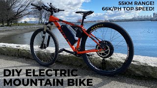 Building a FAST ELECTRIC BIKE With a 1500W Conversion Kit  Trek Mountain Bike [upl. by Akemyt]