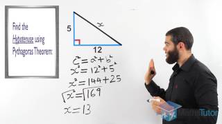 70 Pythagoras Theorem Finding the Hypotenuse [upl. by Bowlds]