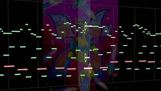 MIDI Video Terraria Empress of Lights Theme Touhou Version  Prismatic Tyrant [upl. by Hgielrebma]