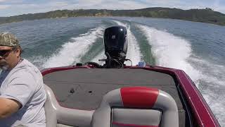 New 2019 Mercury 150 Pro XS fourstroke on a 95 Champion 181 [upl. by Hindu]