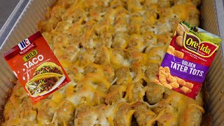 Tater Tot Casserole Easy Recipe [upl. by Liman]