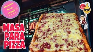 Como Hacer masa para pizza casera  italiana [upl. by Auahsoj]