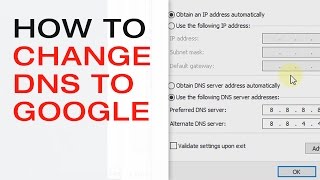 🔴 How to change DNS to Google [upl. by Enner]