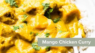 Mango Chicken Curry Recipe [upl. by Barbe]