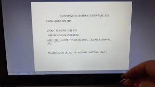 Cómo escribir un informe de lectura descriptivo [upl. by Saitam718]