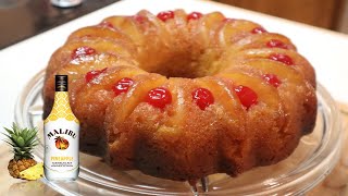 Malibu Pineapple Upside Down Cake [upl. by Zindman176]