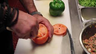 Chef Christos Cooking The Best Authentic Greek Stuffed TomatoesGemista [upl. by Onileva337]