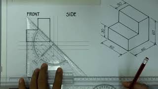 Exercise 11 Orthographic Drawing [upl. by Ibrahim]