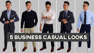 What Is Business Casual  5 Minimal Business Casual Outfit Ideas [upl. by Otila369]