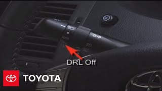 2005  2007 Avalon HowTo Daytime Running Lights DRL  Toyota [upl. by Ysor]