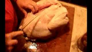 How to Debone a Turkey Part 1 [upl. by Rozelle]