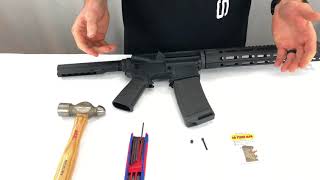 Cross Armory  Legal AR15 Fixed Magazine  AR FIXED MAG Installation [upl. by Airahcaz]