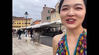 克罗地亚 罗维尼 Rovinj vlog [upl. by Ahtivak]