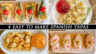 Let´s Make Some Tapas 4 Easy to Make Spanish Tapas Recipes [upl. by Atterol]