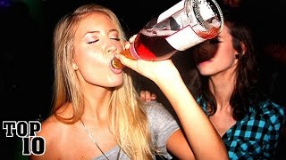 Top 10 Best Drinking Games At Parties [upl. by Nalrah]